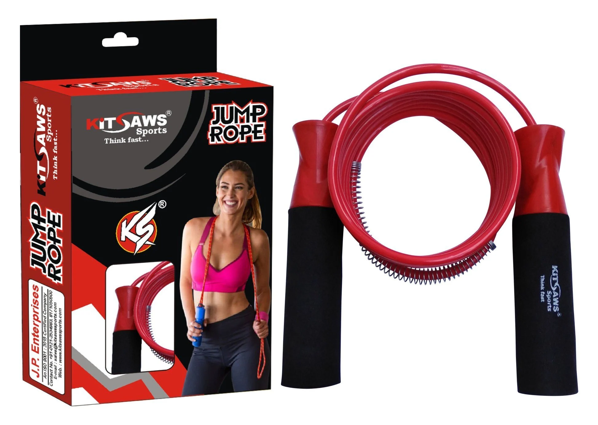 Non-toxic PVC jump rope showcasing sustainable materials