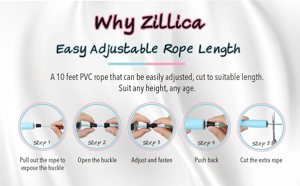 Adjustable kids jump rope safety