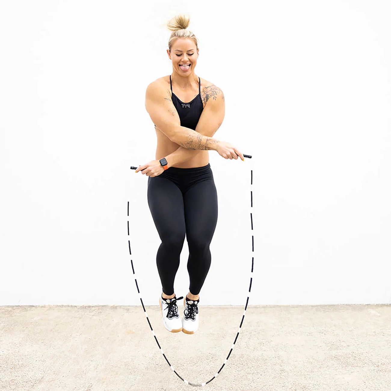 Jump rope selection for proper form