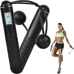 Digital Jump Rope with Counter and Adjustable Length